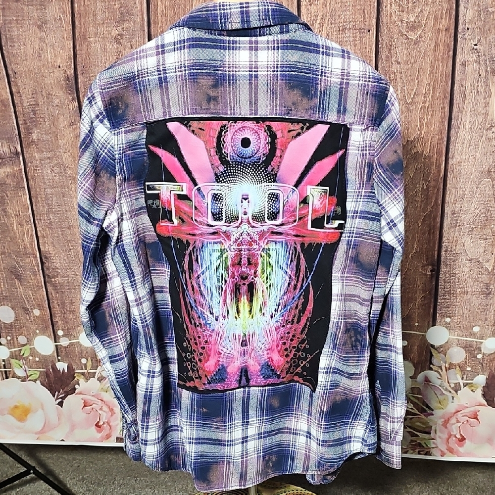 OOAK TOOL ROCK FLANNEL SZ SM-LG - Picture 2 of 6